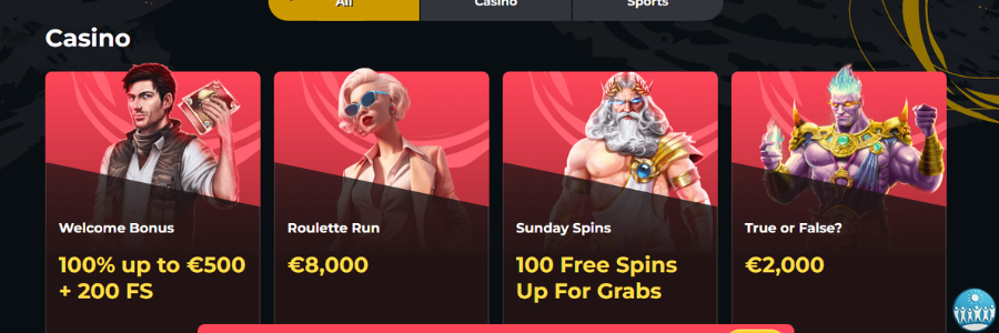 Boomerang Casino bonus
